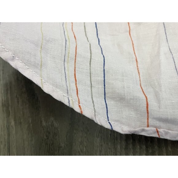 Tommy Bahama Shirt Mens XL Pink Striped Linen Long Sleeve Button Up Casual - Picture 8 of 8